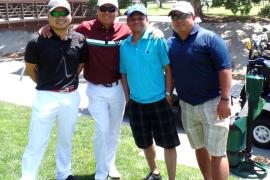 CAPE members ready to golf at the Brookside Golf Club.