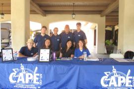 CAPE Staff at Check-in at CAPE's Annual Golf Tournament October 23, 2015